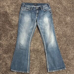 Silver Jeans Women's Boot Cut Blue Denim